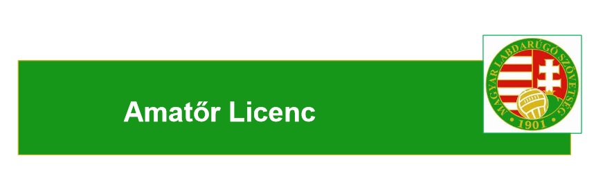 Amatőr Licenc beadási határidő: 2018. április 10.