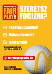 McDonald's Fair Play Cup - Középiskolai Labdarúgó Program