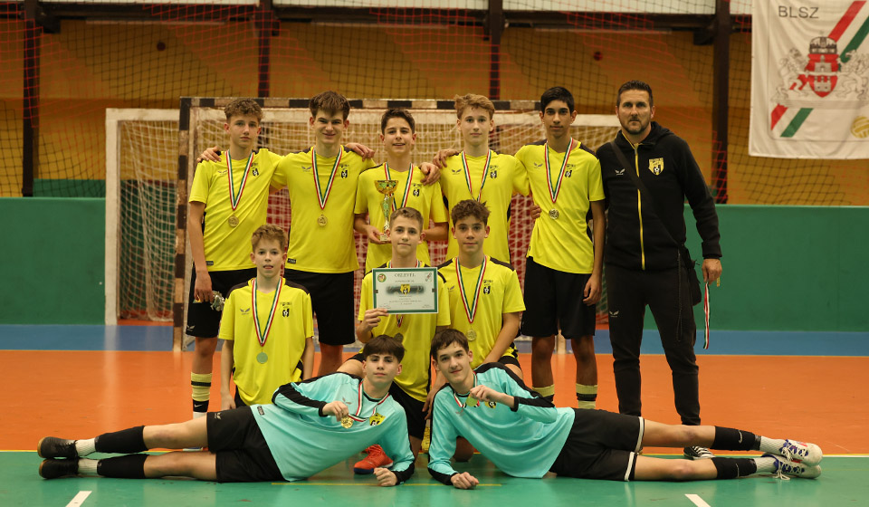 Soroksári siker a BLSZ U15-ös téli futsalon