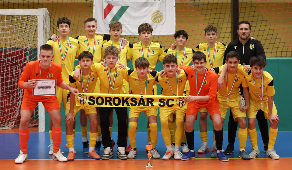 Soroksári címvédés az U15-ös Téli Futsal Tornán